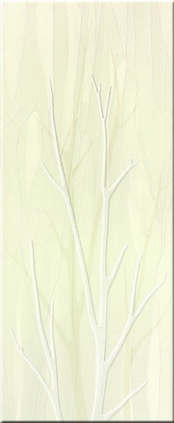 Steuler Silk Twigs Cream Wandfliese 33x80 Art.-Nr.: 33111 - Modern Fliese in Beige