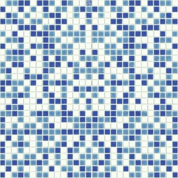 Marazzi Sistem_V-Glass Mosai Glass Cobalto Mix Mosaikfliese 31,8x31,8 Art.-Nr.: ML5G - Modern Fliese in Blau