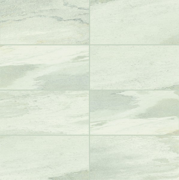 Casa dolce casa Flagstone 2.0 White Glossy Bodenfliese 7,5x15 Art.-Nr.: 752166 - Natursteinoptik Fliese in Weiss