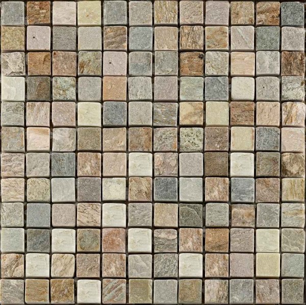 Bärwolf Naturstein Quarzit Mosaikfliese 30,5x30,5 Art.-Nr.: CM-7110