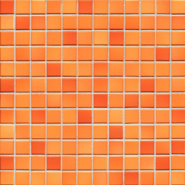 Agrob Buchtal Fresh Sunsetorange-Mix Glänzend Mosaikfliese 2,5x2,5 Art.-Nr. 41211H-73 30X30