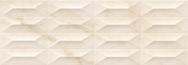 Marazzi Marbleplay_Wall Gem 3d Ivory Struttu Wandfliese 30X90/1,0 Art.-Nr.: M4PF
