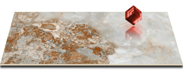 FKEU Kollektion Opalstone Labradorite Fliese 60x120 Art.-Nr. FKEU0992421 - Naturstein Fliese in Grau/Schlamm