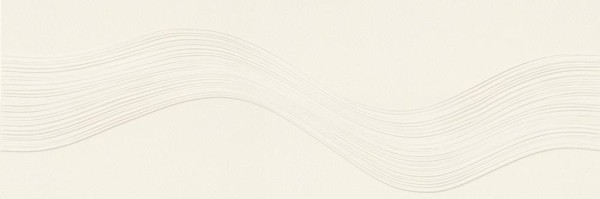 Musterfliesenstück für FKEU Kollektion Waves White Brush Dekorfliese 40x120 Art.-Nr. FKEU0992987