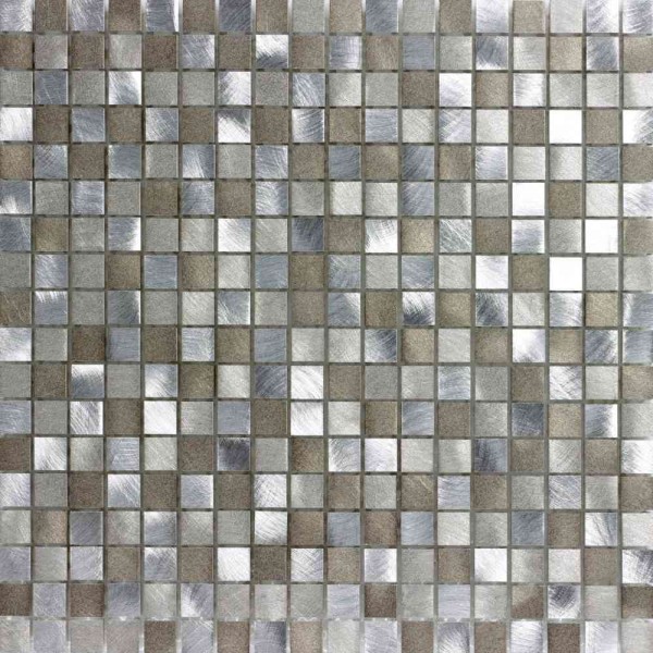 FKEU Kollektion Mosaico 08 Grau-Braun-Silber Mix D Mosaikfliese tafel 30x30 Art.-Nr. FKEU0990779