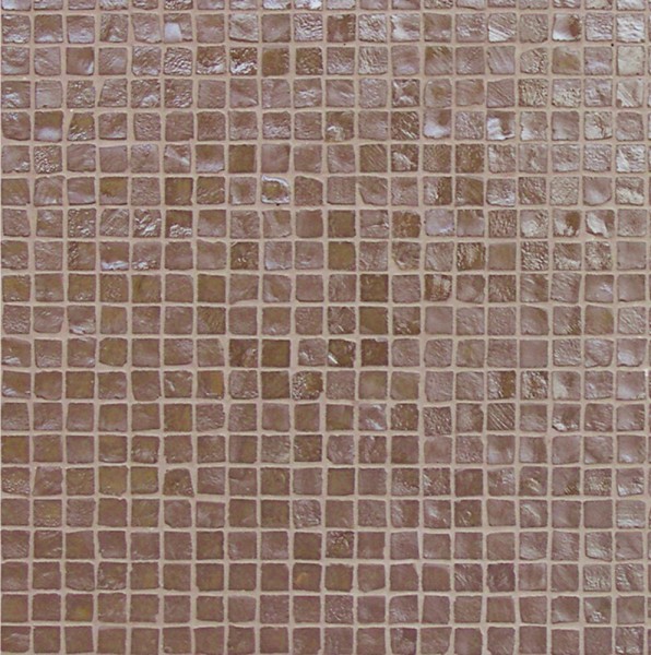 Casa dolce casa Casamood Vetro Tortora Lux Mosaikfliese 1,8x1,8 Art.-Nr. 735628 - Fliese in Grau/Schlamm