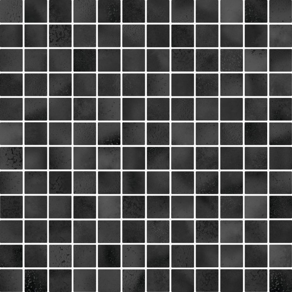 Agrob Buchtal Karl Black Glzd Mosaikfliese 2,5x2,5/0,65 Art.-Nr. 47054H