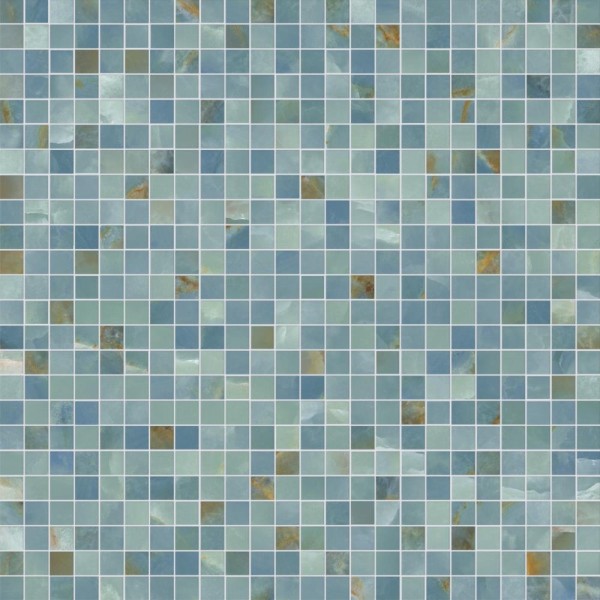 Agrob Buchtal Marble & More Cielo Mosaikfliese 1x1 Art.-Nr. 431125H - Marmoroptik Fliese in Blau