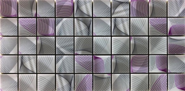 Steuler Twister Mokka Mosaikfliese 20x40 Art.-Nr. 59073 - 3D Optik Fliese in Farbmix