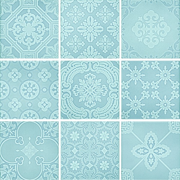 Jasba Clara Nordic Blue Mosaikfliese 10x10 (30x30) Art.-Nr. 432135H