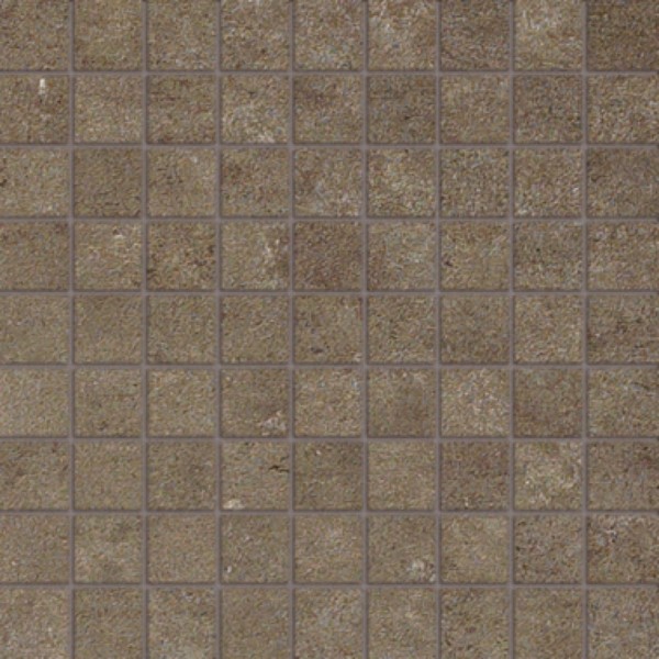 Cercom Genesis Loft Atlantic Mosaikfliese 3x3(30x30) Art.-Nr. 1020921 - Steinoptik Fliese in Grau/Schlamm