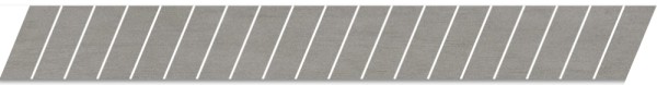 Grohn Rondo Grau Scotland Bordüre 60x7,2 Art.-Nr.: ROD411 - Steinoptik Fliese in Grau/Schlamm