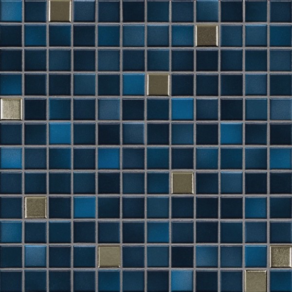 Jasba Fresh Midnight Blue Mix Mosaikfliese 2,4x2,4 Art.-Nr.: 41509
