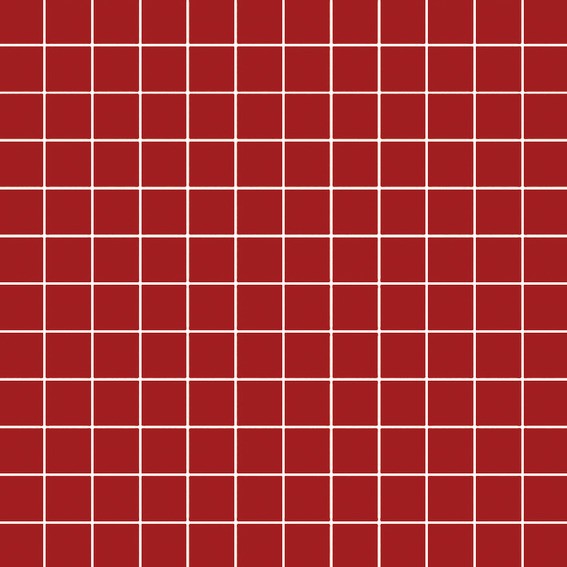 Villeroy & Boch Pro Architectura Dunkelrot Mosaikfliese 30x30 R9 Art.-Nr.: 3753 PN08 - Modern Fliese in Rot