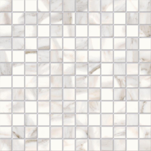Agrob Buchtal Marble & More Carrara White Mosaikfliese 2,5x2,5 R10/B Art.-Nr. 431111H - Modern Fliese in Weiß