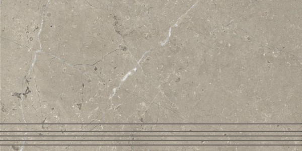 Marazzi Mystone Limestone Taupe Rekt. Stufe 30x60 Art.-Nr. M8JW - Natursteinoptik Fliese in Grau/Schlamm