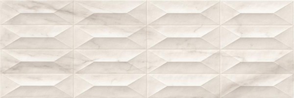 Marazzi Marbleplay_Wall Gem 3d White Struttu Wandfliese 30X90/1,0 Art.-Nr.: M4PC