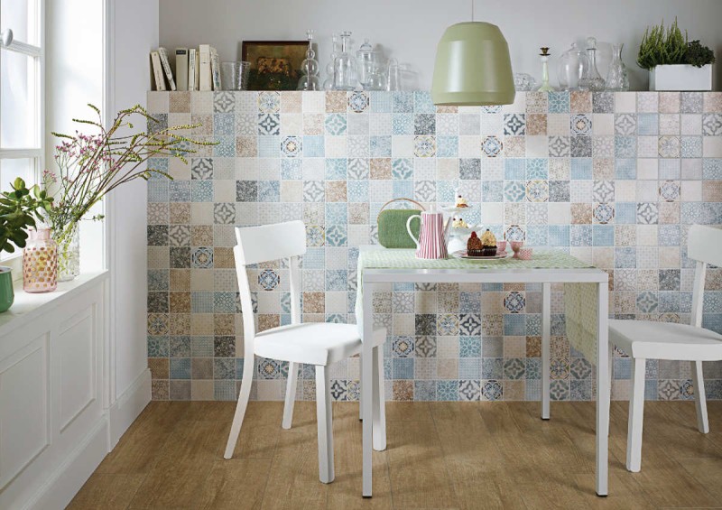 Jasba Pattern Vola Mosaikfliese 10x10  - Inspiration Küche
