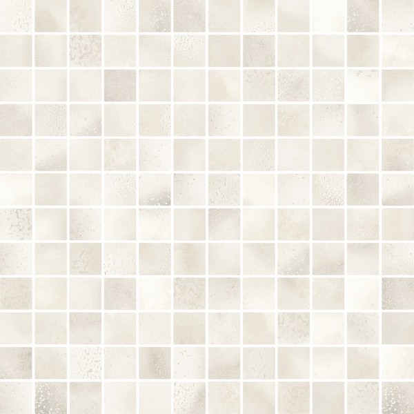 Agrob Buchtal Karl White Struktur Mosaikfliese 2,5x2,5/0,65 R10/B Art.-Nr. 47075H