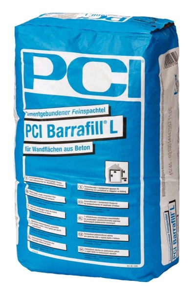 PCI Barrafill L hellgrau Zementgebundener Feinspachtel 25 kg Art.-Nr. 1340/3 - Fliese in Grau/Schlamm