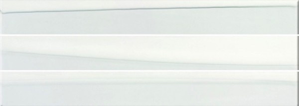 Steuler Glazes White Wandfliese 25x70 Art.-Nr.: 27261 - Linien- und Streifenoptik Fliese in Weiß