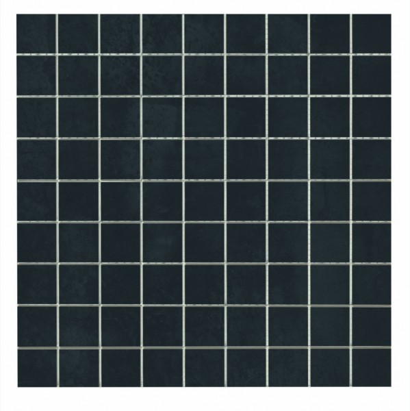 Marazzi Mineral Black Mosaikfliese 37,5X37,5 Art.-Nr. M0MR - Metalloptik Fliese in Schwarz/Anthrazit